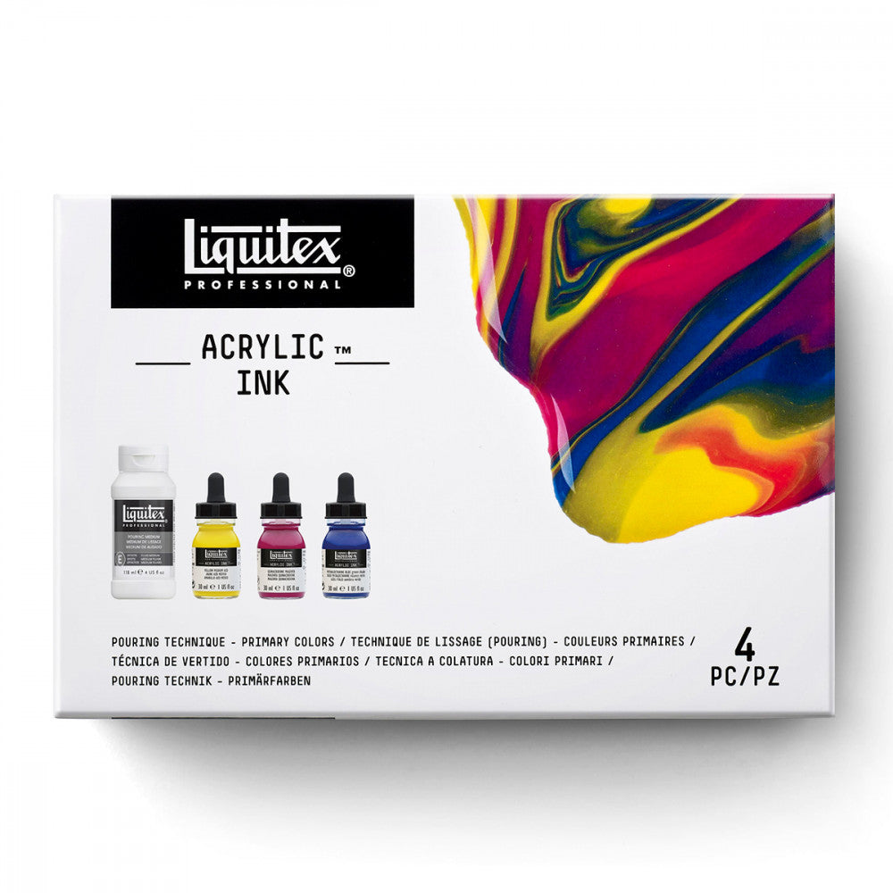 Tinta Acrílica Líquida Liquitex 30ml 04 Peças Primária